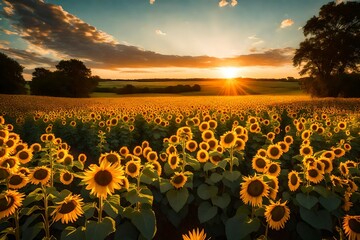 sunflowers in the field