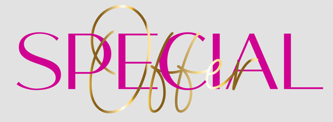 Offer 50% sale discount vector design element promotion banner for printing and social media store banners