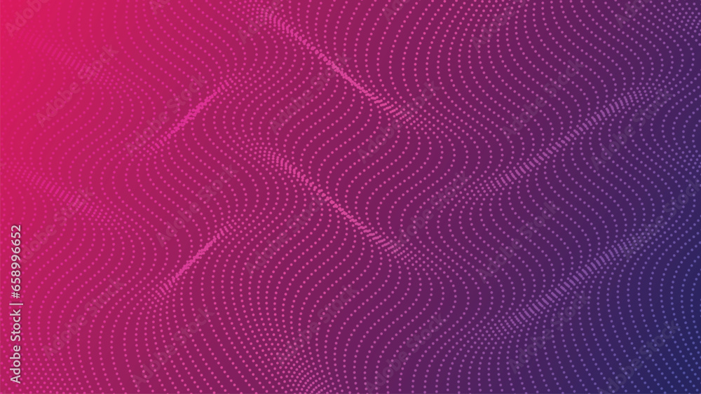 Fototapete abstract particles background with light effect. wave of particles. abstract background with a dynam