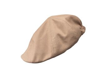 Ascot cap isolated on a white background.