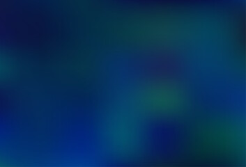 Dark BLUE vector abstract blurred template.