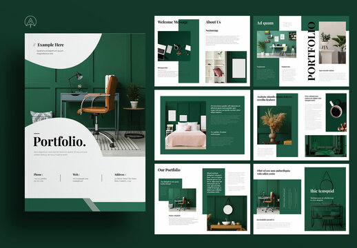 Minimal Portfolio Magazine Layout