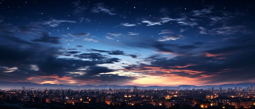 photo of Evening clear sky background