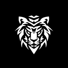 Fototapeta premium Tiger - Minimalist and Flat Logo - Vector illustration