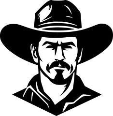 Western - High Quality Vector Logo - Vector illustration ideal for T-shirt graphic