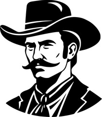 Western - High Quality Vector Logo - Vector illustration ideal for T-shirt graphic