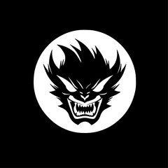 Beast | Black and White Vector illustration