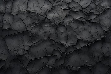 A cracked surface in black and white