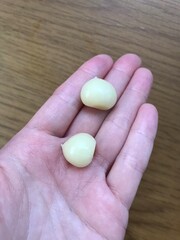 剥いたにんにく