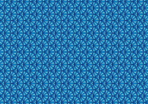 Abstract pattern floral blue symbol texture design style vintage retro classic tribal geometric wallpaper backdrop printed textile decorative illustration rug tile