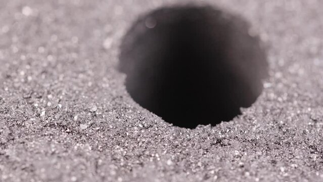 Charcoal water purification filters rotate