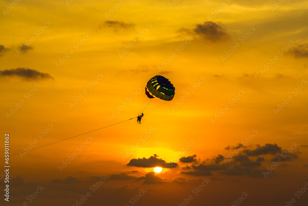 Poster Sunset at Patong beach