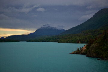 lake in mountains