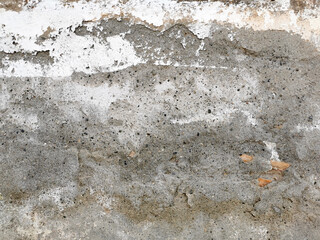 Dirty old cracked concrete wall texture background. Old rough and grunge texture wall. Texture of cement wall.	
