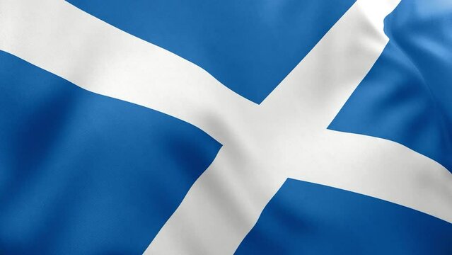 waving flag Scotland