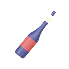 3d icons are used for New Year's, Christmas, or birthday celebrations as a surprise.3d render