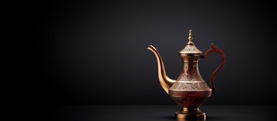 Fototapeta na wymiar Dallah Arabic coffee pot
