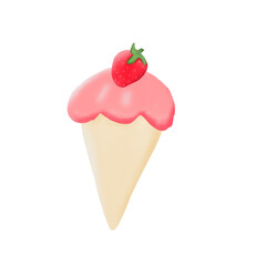 strawberry ice cream
