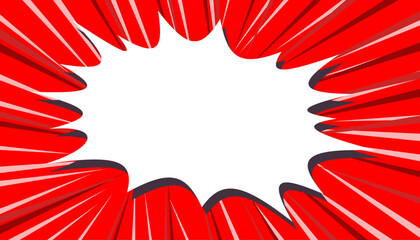 Cartoon comic background, Pop art red comics book cartoon. comic background with dot pattern halftone abstract. Vector halftone illustration. Vintage backdrop for comic superhero text, speech bubble,