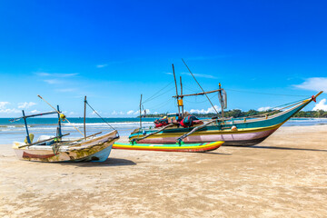 Fototapeta premium Fishing boat in Sri Lanka