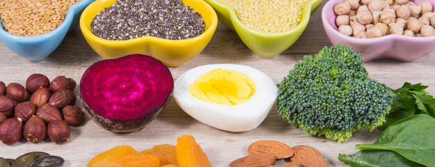 Best food to fight with anemia. Natural source iron and minerals