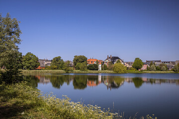 Obraz premium The Lakes (Sankt Jørgens Sø / St George's Lake), Copenhagen, Denmark