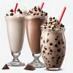 chocolate cream with chocolate, ice cream with chocolate, chocolate cream