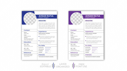 Sleek and Stylish Curriculum Vitae