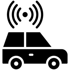 Autonomous Car Icon