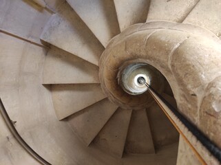 Escalier spirales en pierre