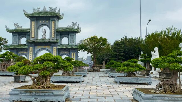 Linh Ung Buddhist Temple on the Son Cha Peninsula near Da Nang, Vietnam