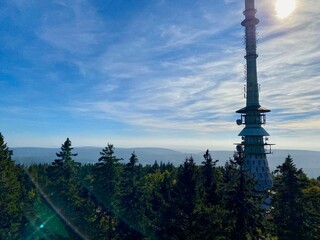 Obraz premium Auf dem Ochsenkopf im Fichtelgebirge
