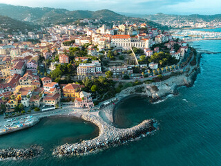 Porto Maurizio on the Italian Riviera, Liguria, Italy