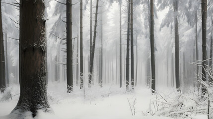 Beautiful winter Illustration