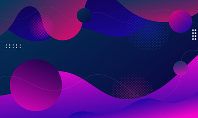 Abstract fluid dark gradient modern background