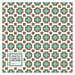 Seamless geometric Repeat Pattern squares repeatable grid texture vintage rectangle mesh pattern background, Islamic geometric Arabic Ornamental round pattern.