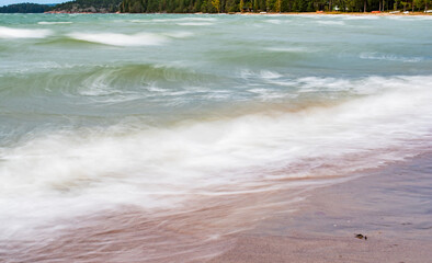 Motion of water