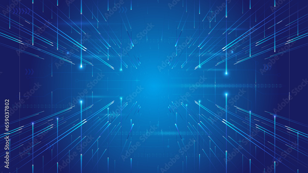 Sticker criss-cross luminescent ray internet technology big data background