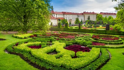 gardens of palace garden, park, palace, architecture, grass, landscape, castle, tree, building,...