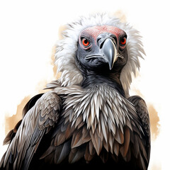 Obraz premium Vulture portrait