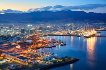 神戸港のイメージ02 - obrazy, fototapety, plakaty