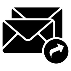 Email icon often used in design, websites, or applications, banner, flyer to convey specific concepts to enhance user communication and support experiences.