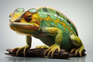 Obraz premium iguana on a branch