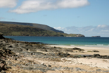 plage; Faraid Head; Ecosse; Grande Bretagne