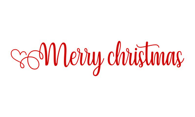 Merry christmas beautiful hand writing template