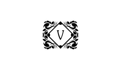 Luxury Abstract Design Element Logo V