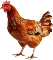 Rolgordijnen chicken transparent background clipart PNG © Chrixxi