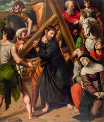 Christ on the Route to Calvary. Juan de Juanes