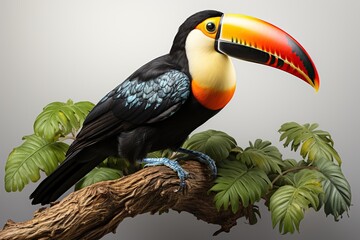 Fototapeta premium toucan on a branch