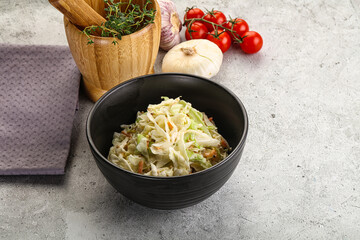 Dietary tasty Cole slaw salad